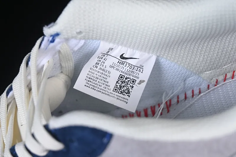 All categories Nk Air Force 1 Air Force series Nk Air Force 1 Low Air Force low-top Nike Air Force 1'07 Low white, gray and blue stitching Air Force 1 low-top casual sneakers HM3703-161